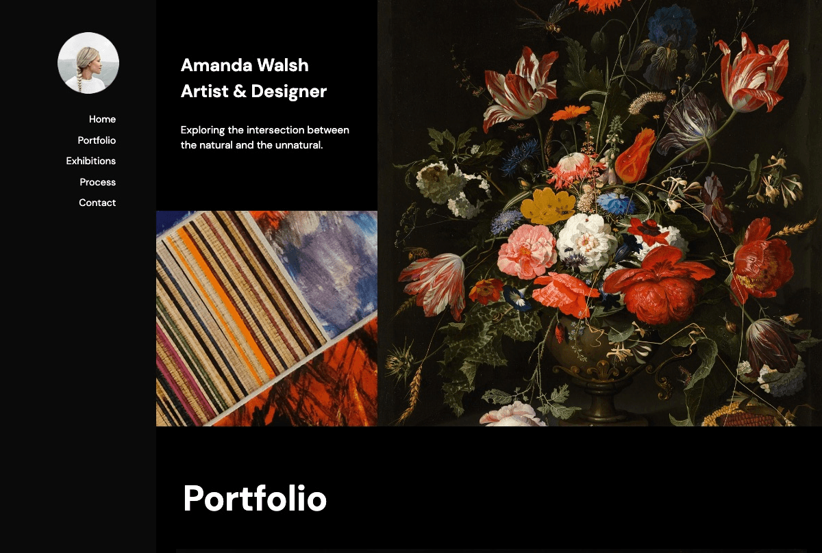 null Amanda Walsh Template from Strikingly